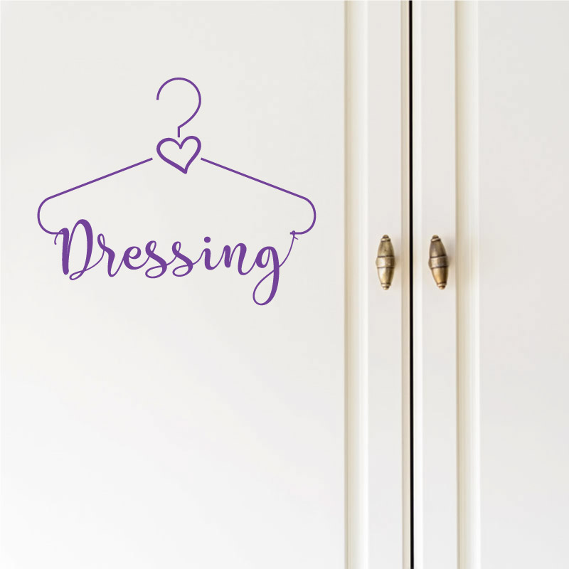 Sticker porte dressing