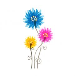Trio de fleurs