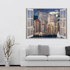Fenêtre avec vue sur Manhattan