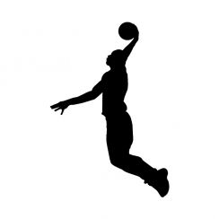 Basketteur qui fait un dunk