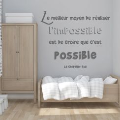 Réaliser l'impossible