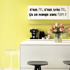 C'est très fin, ça se mange sans faim !