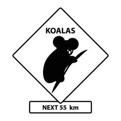 Panneau australien : Koala