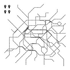 Plan du métro parisien