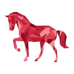 Cheval en polygones