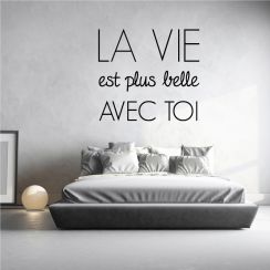 Generic Sticker Le bonheur est sous la couette à prix pas cher