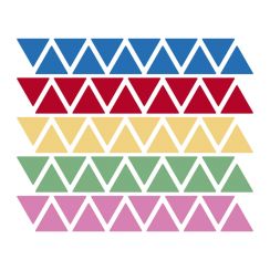 Triangles color&eacute;s