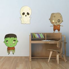 Fantôme et monstres d'halloween