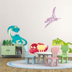 Quatre dinosaures