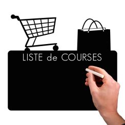 Ardoise - Liste de courses