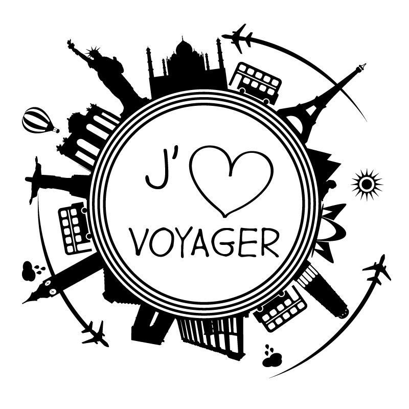 j'aime voyager in french