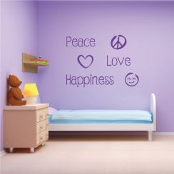 Peace, Love, Happiness