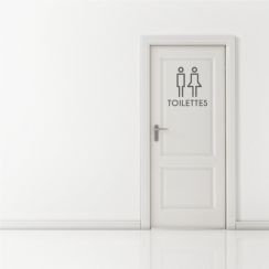 Signe toilettes homme et femme