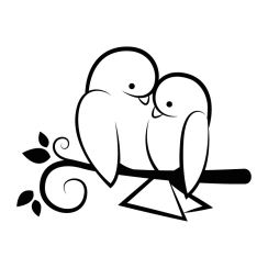 Couple d'oiseaux