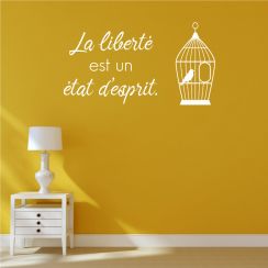 La liberté est un état d'esprit