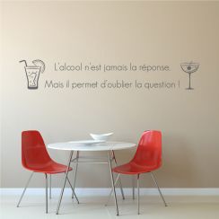 L'alcool n'est jamais la réponse