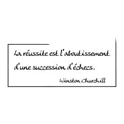 Churchill : La réussite est l'aboutissement d'une succession d'échecs