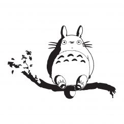 Totoro sur sa branche