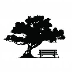 Banc sous un arbre