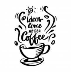 Les idées arrivent après le café