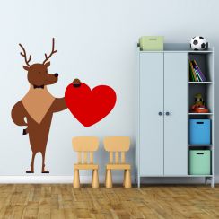 Cerf au grand coeur