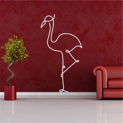 Flamant rose moderne 