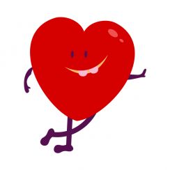 Coeur souriant